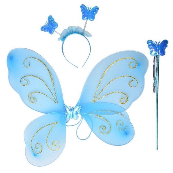 Kelebek Kanadı Tacı Asası Mavi Renk (5250) - Image 1