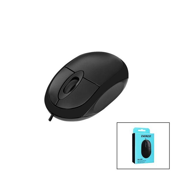 EVEREST SM-385  KABLOLU USB   1200 DPI  OPTİK MOUSE  KUTULU (5250) - Image 1