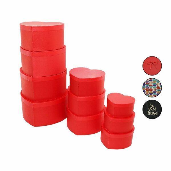 10PCS BOY KALPLİ - RENKLİ KARTON HEDİYE KUTUSU - KURDELALI (16-18-20-22-24-26-28-30-32-34CM)  (5250) - Image 1