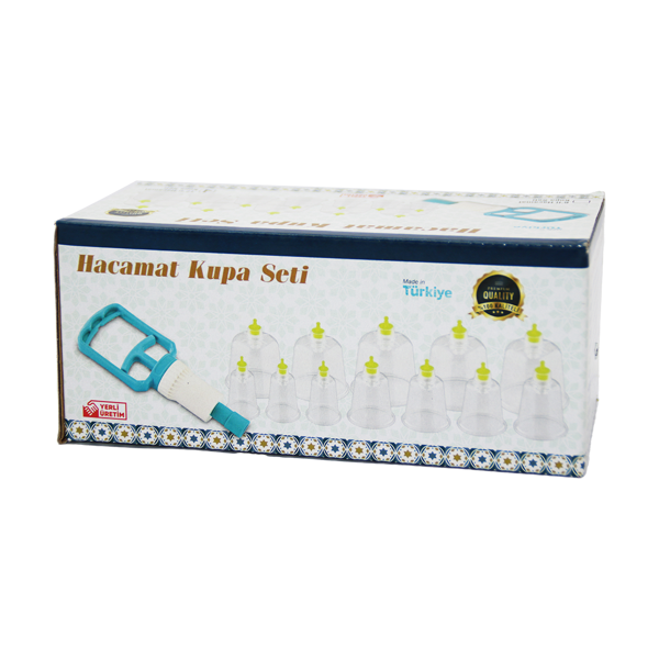 12 PARÇA  HACAMAT KUPA MASAJ SETİ (5250) - Image 1