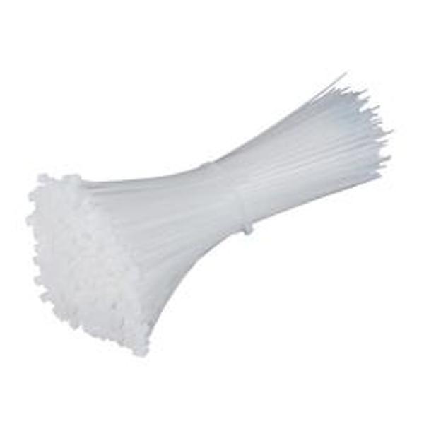 PLASTİK ÇIRT KELEPÇE 100 PARÇA BEYAZ 2.5X100MM (5250) - Image 1