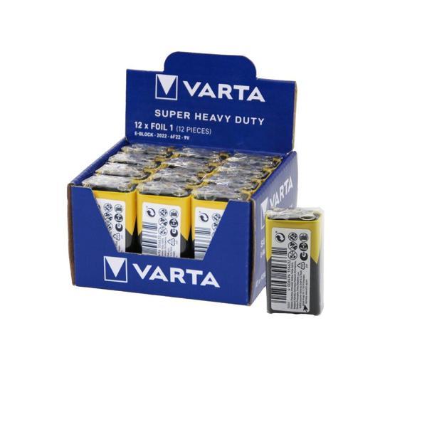 VARTA  9 VOLT  PİL  E   12PCS (5250) - Image 1