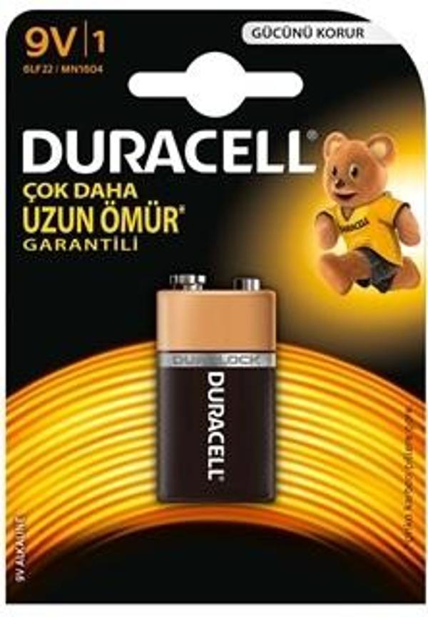 DURACELL 9V PİL TEKLİ (5250) - Image 1