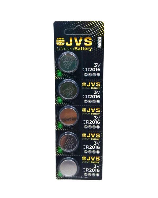 JVS CR2016 3V PARA PİLİ 5Lİ KART (5250) - Image 1