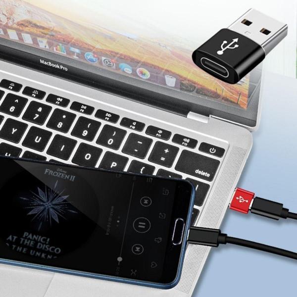 USB&#39;den TYPE-C &#39;ye Dönüştürücü Adaptör Veri Aktarımı Sağlayıcı Şarj Data Çevirici (5250) - Image 1