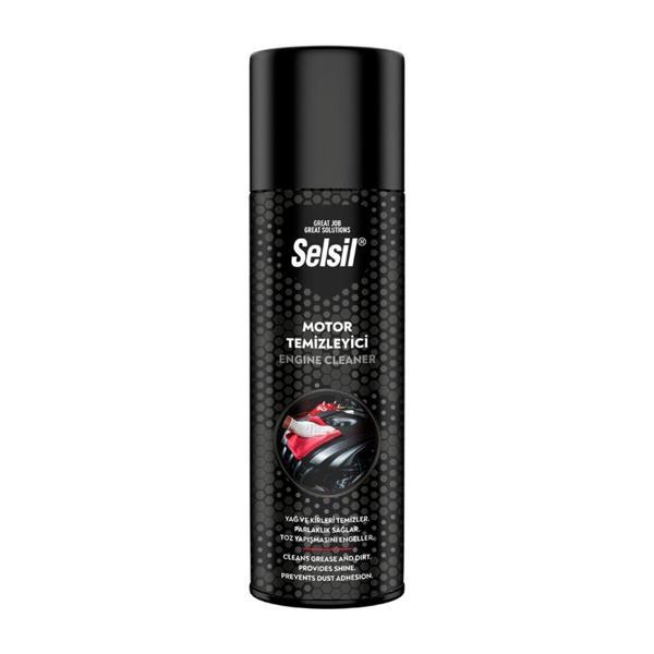 SELSİL OTO - ARAÇ MOTOR TEMİZLEYİCİ - PARLATICI - TOZ YAPIŞMA ENGELLEYİCİ SPREY 500ML (5250) - Image 1