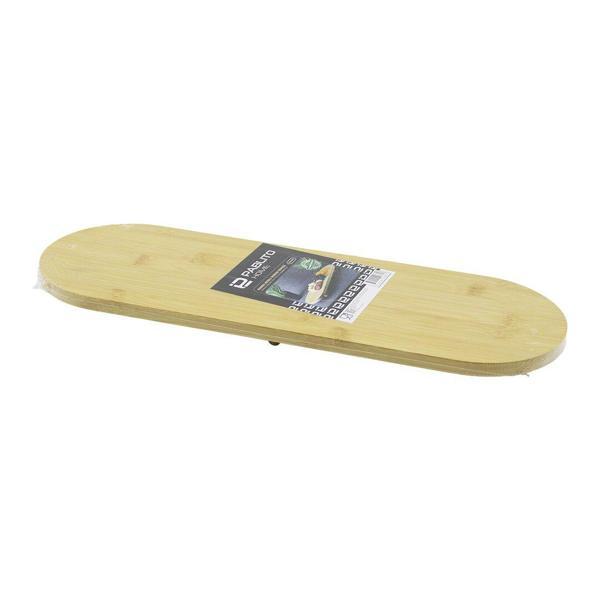 OVAL AHŞAP BAMBU 3 MİNİ=1CM AYAKLI  SUNUM TEPSİSİ 15X44X1.5CM (5250) - Image 1
