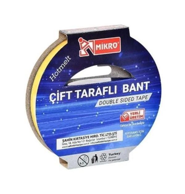 Mikro Çift Taraflı Bant 15Mmx25Mt - 2 adet - Image 1