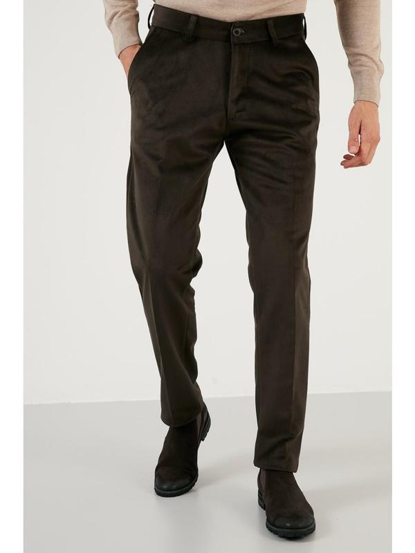 Captiva Erkek Rahat Kesim Yüksek Kalite Klasik Kışlık Kalın Içi Polarlı Termal Kadife Pantolon Baba Fitilli - Image 1