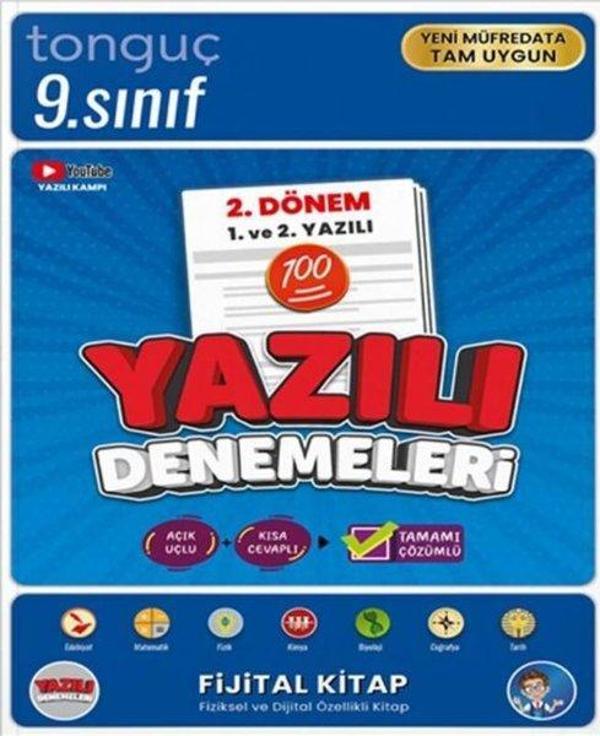 9. Sınıf Yazılı Denemeleri 2. Dönem 1 ve 2. Yazılı - Tonguç Akademi - Image 1