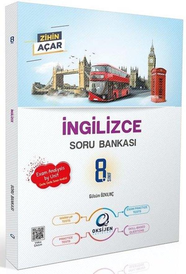 Oksijen 8. Sınıf İngilizce Soru Bankası - Oksijen Yayınları - Eğitim - Image 1