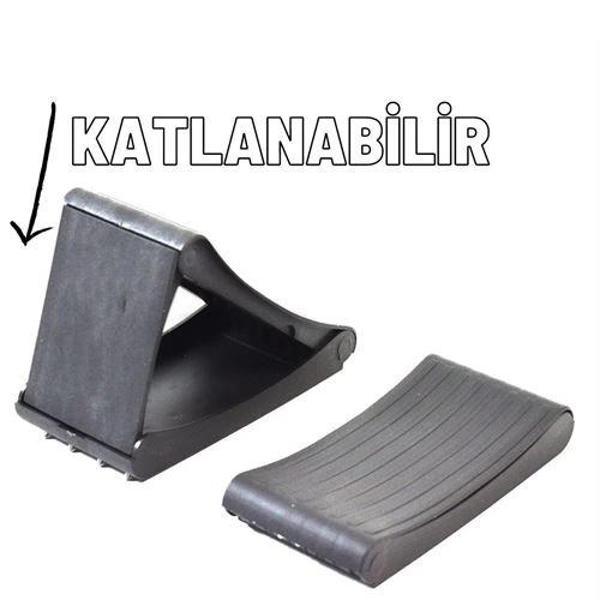 Turk Çivili Katlanabilir Kayma Önleyici Katlanır Takoz - Image 1