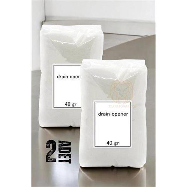 Turk Lavabo Tıkanıklığı Açıcı Toz Lavabo Açma Tozu 2 ADET - Image 1