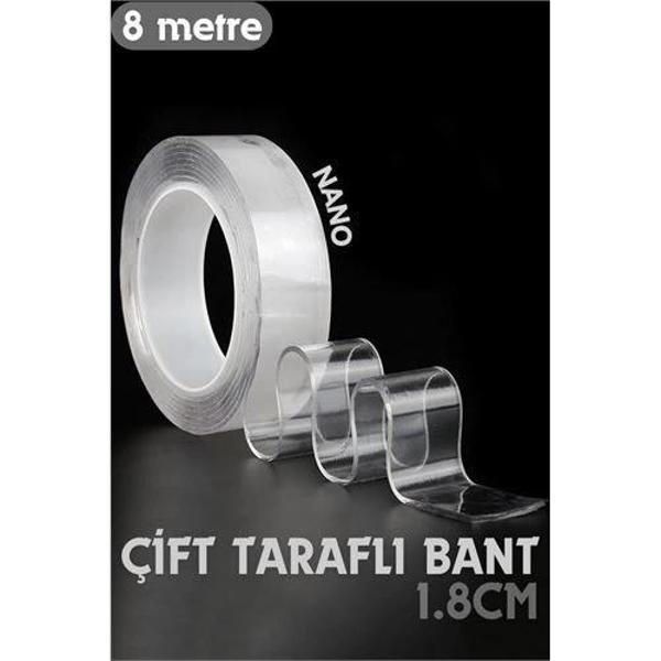 Turk 8 Metre Çift Taraflı Yapıştırıcı Bant Çivisiz Montaj - Image 1
