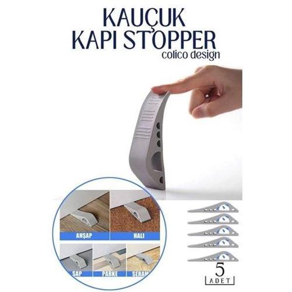 Turk Kauçuk Kapı Stopperi Colico Design 5 Adet - Image 1