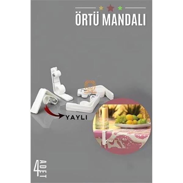 Turk Yaylı Masa Örtüsü Mandalı 4 ADET - Image 1