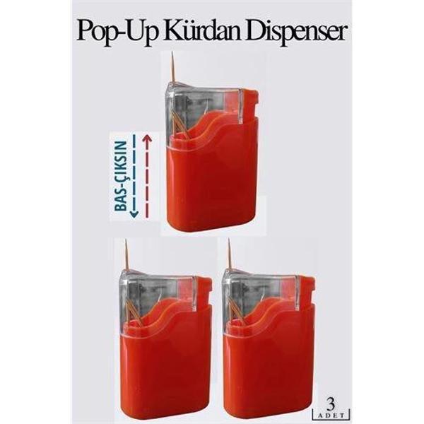 Turk Otomatik Bas-Bırak Kürdanlık 3 lü Set - Image 1