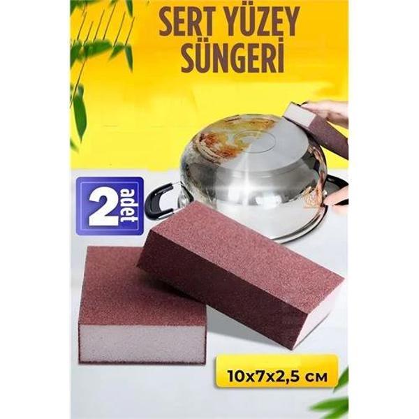 Turk Nano Metal Ahşap Sert Yüzey Temizlik Süngeri 2 ADET - Image 1