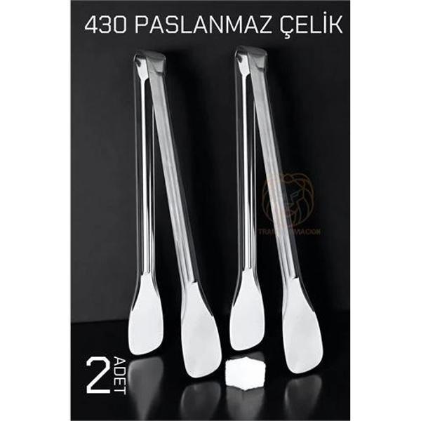 Turk Mini Şeker Maşası Paslanmaz Zazzeri Classic 2 ADET - Image 1