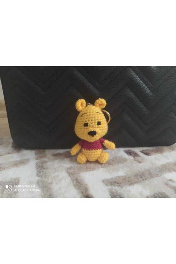 Amigurumi Winnie The Pooh Anahtarlık - Image 1