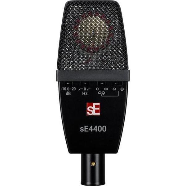 sE Electronics sE4400 Large-Diaphragm Multi-Pattern Condenser Mikrofon (Siyah) - Image 1