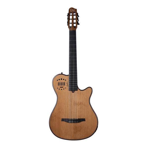 Godin Multiac Mundial Grand Concert Mahogany Deluxe Elektro Klasik Gitar (Natural) - Image 1