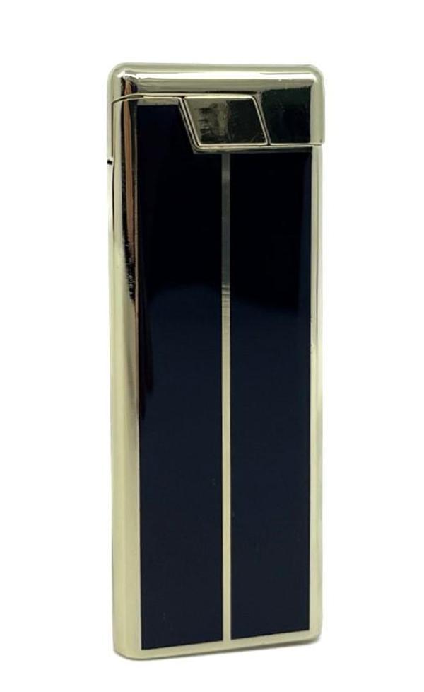 Metal Mum Alev Slim Çakmak Parlak Sarı Model - 3 - Image 1