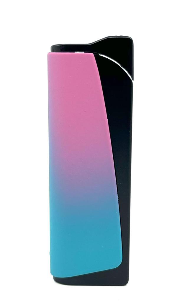 Tek Torch Jet Alev Çakmak - Siyah/Lila - Image 1
