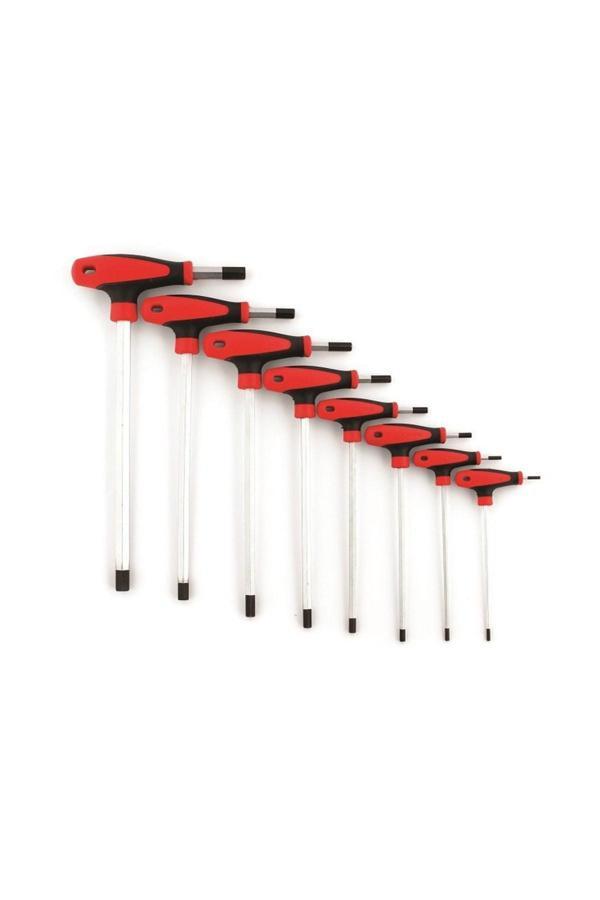 İzeltaş 4920 00 8108 T Tipi Allen Anahtar Takımı 8 Parça - Image 1