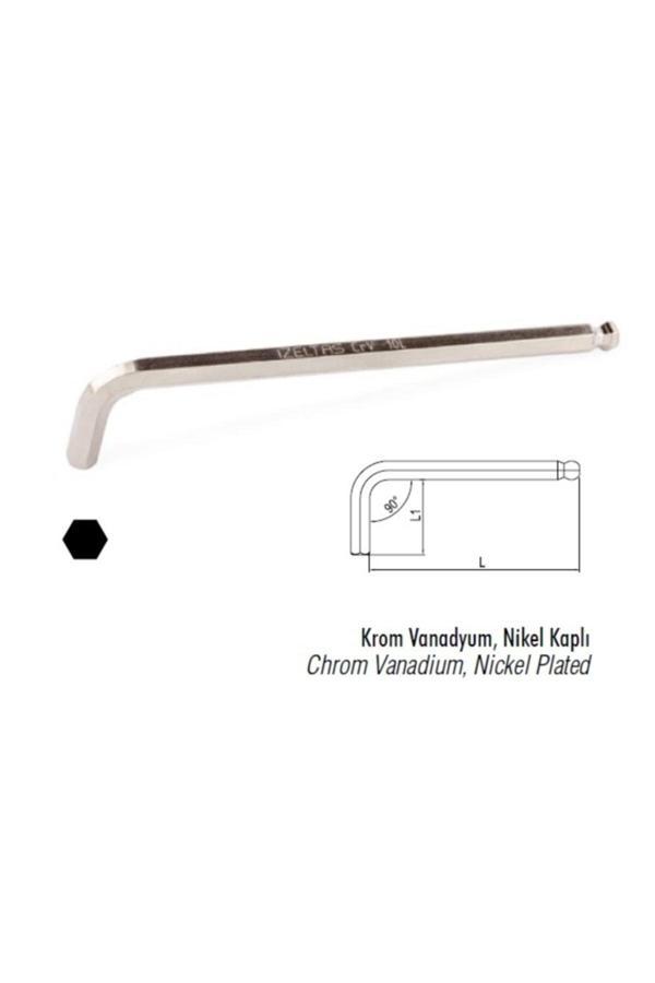 İzeltaş Yuvarlak Başlı Allen Anahtar Uzun 8Mm (4906 22 0080) - Image 1