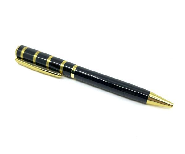 Premium Metal Roller Tükenmez Kalem Siyah Kapaklı - Siyah - Image 1
