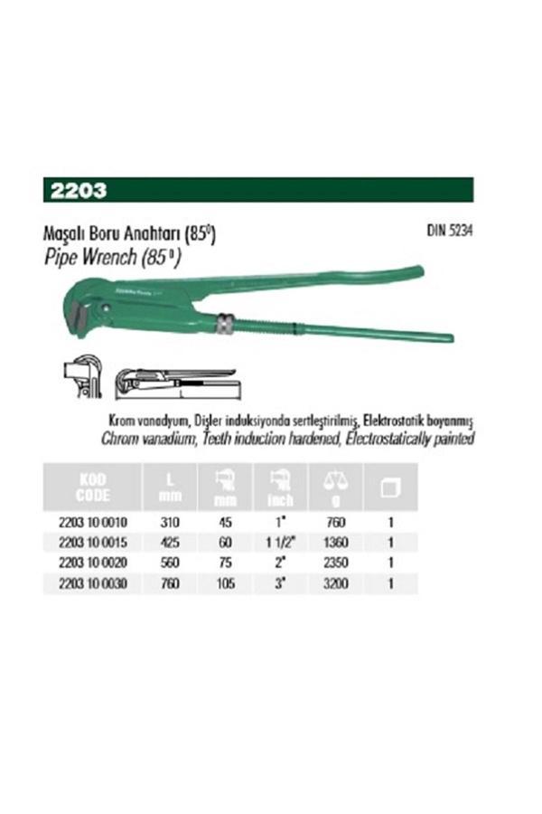 Elta 2" Maşalı Boru Anahtarı 2203 10 0020 - Image 1