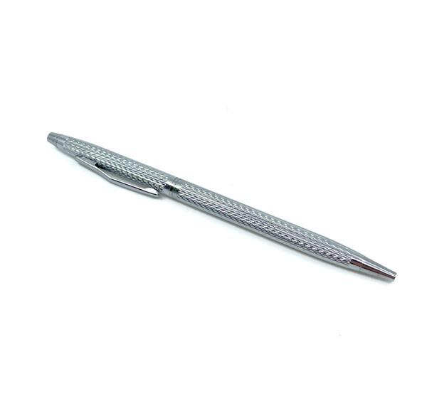 Premium Metal Roller Tükenmez Kalem - Parlak Krom - Image 1