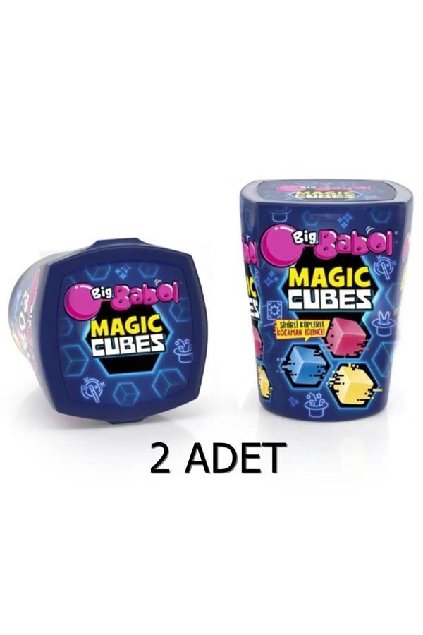 Big Babol Magic Cubes  Karışık Meyve Aromalı Balonlu Sakız Büyük Boy 86 g (2 ADET) - Image 1