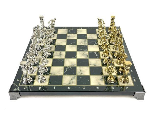 Antik Pers Metal Zamak Satranç Seti - Image 1