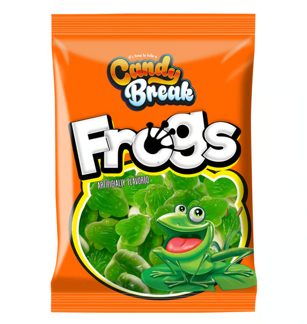Candy Break Frogs Kurbağa Jelibon 113 Gr - Image 1