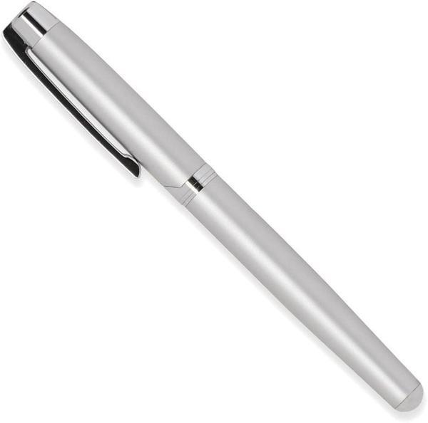 Zippo Silver Brushed Chrome Roller Tükenmez Kalem 411206 - Image 1