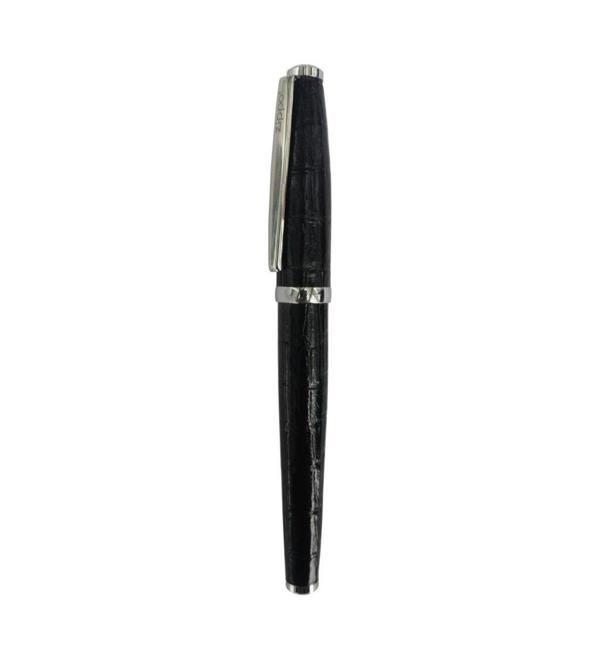 Zippo 41124 Black Leather Wrap Roller Tükenmez Kalem - Image 1