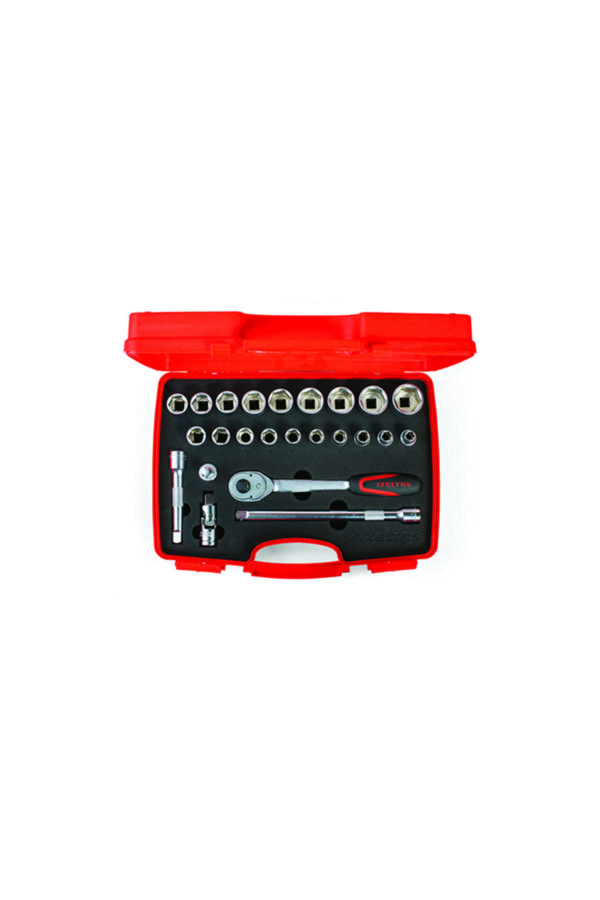 İzeltaş 24 Parça 1/2 Altı Köşe Lokma Anahtar Takımı 1113 00 2024 - Image 1