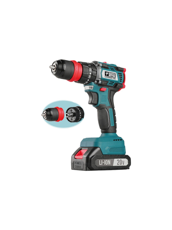 CatPower 1350 Çift Akülü 2 Ah Vidalama Makinesi - Image 1