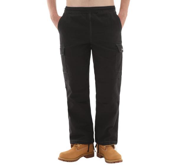 B0A6HPK0011-R Timberland Washed Duck Canvas Cargo Pant Erkek Pantolon Siyah - Image 1