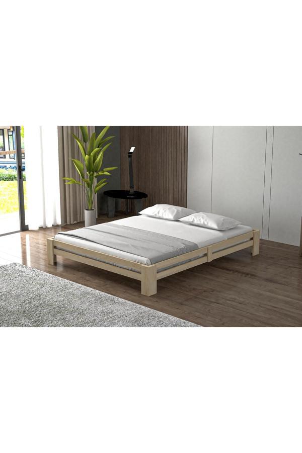 Yapsa Home Mobilya Yap-Sa Home Bella-Doğal Masif Ahşap Karyola - Image 1