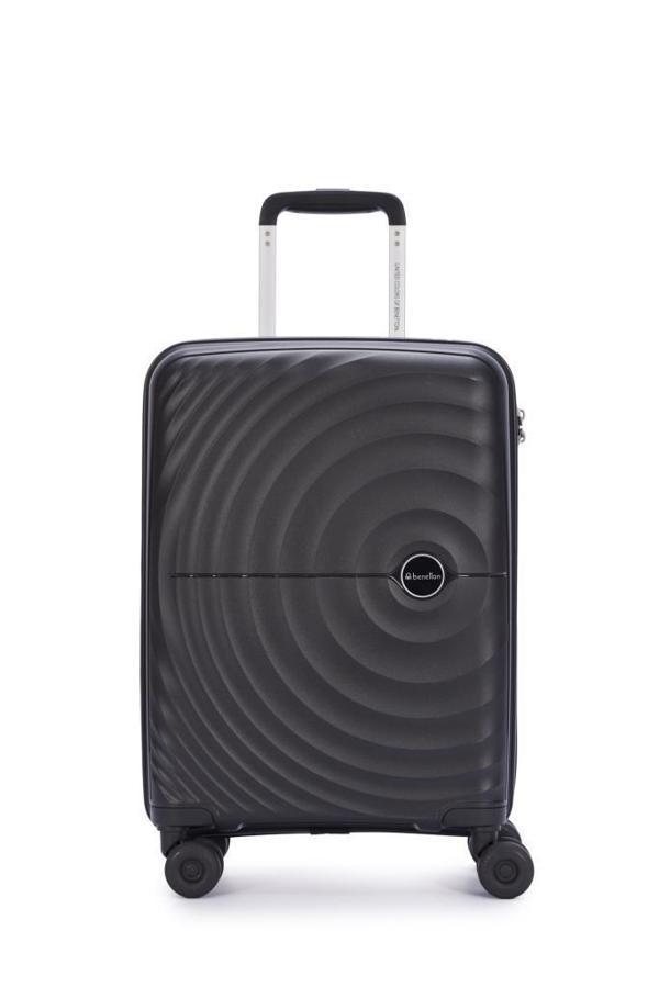 Benetton Trolley Valiz Siyah Kabin Boy 14BNT8002-03-SY - Image 1