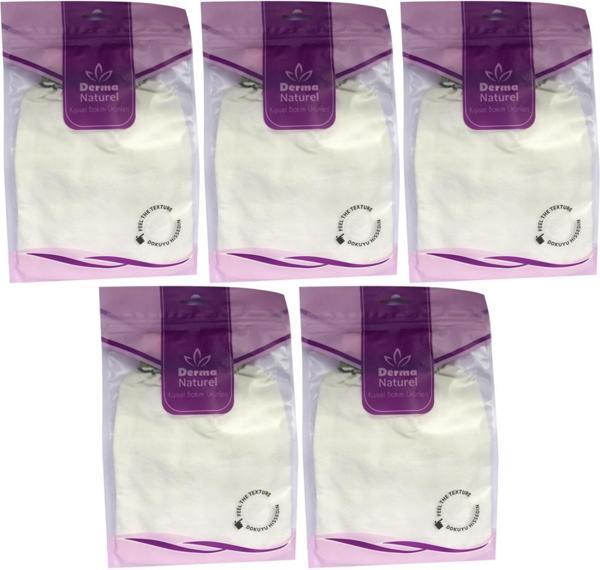 Derma Naturel Krep Lastikli Kese MS-20 (5 Li Set) - Image 1