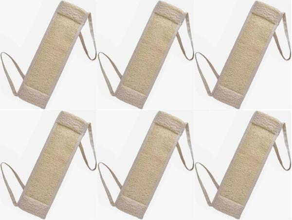 Derma Naturel Loofah İpli Kemer (Kabak) MS-12 (6 Lı Set) - Image 1