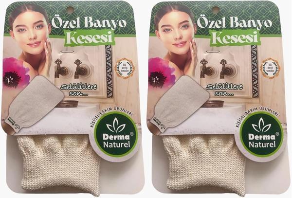 Derma Naturel Özel Banyo Kesesi MS-07 (2 Li Set) - Image 1