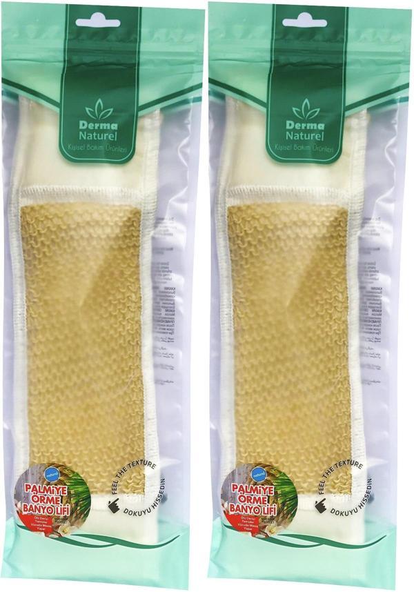 Derma Naturel Palmiye Örme İpli Banyo Kemeri (8*24CM) (2 Li Set) - Image 1