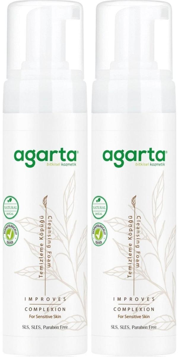 Agarta Doğal Yüz Temizleme Köpüğü 225ML (2 Li Set) - Image 1