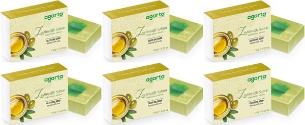 Agarta El Yapımı Doğal Sabun 150GR Zeytinyağlı (6 Lı Set) - Image 1