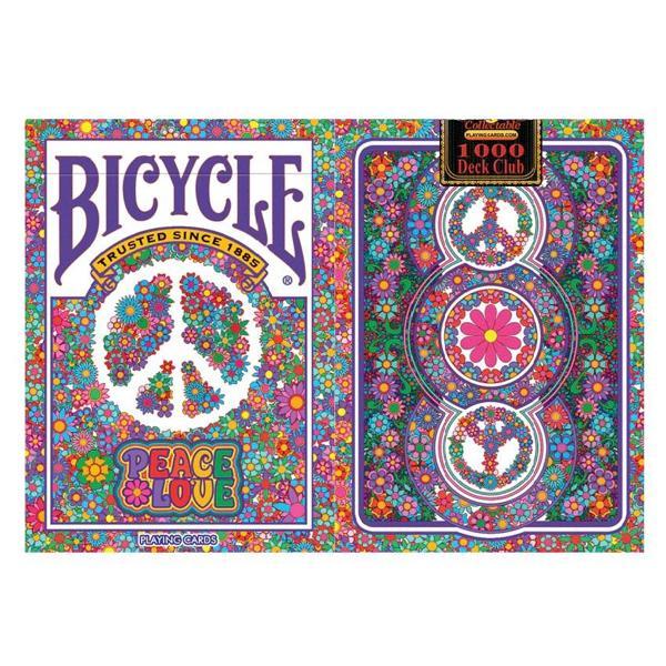 Bicycle Peace & Love Oyun Kağıdı Limited Edition Koleksiyonluk iskambil Kartları - Image 1